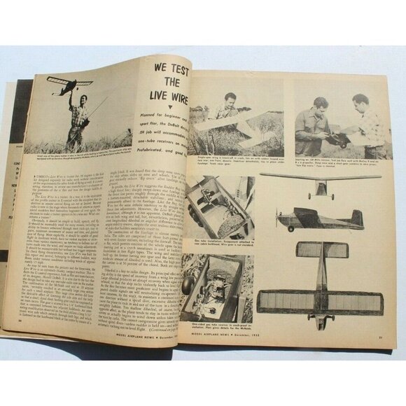 Vintage December 1952 Model Airplane News Aviation Magazine - Winnie Mae Pelican - Picture 3 of 4